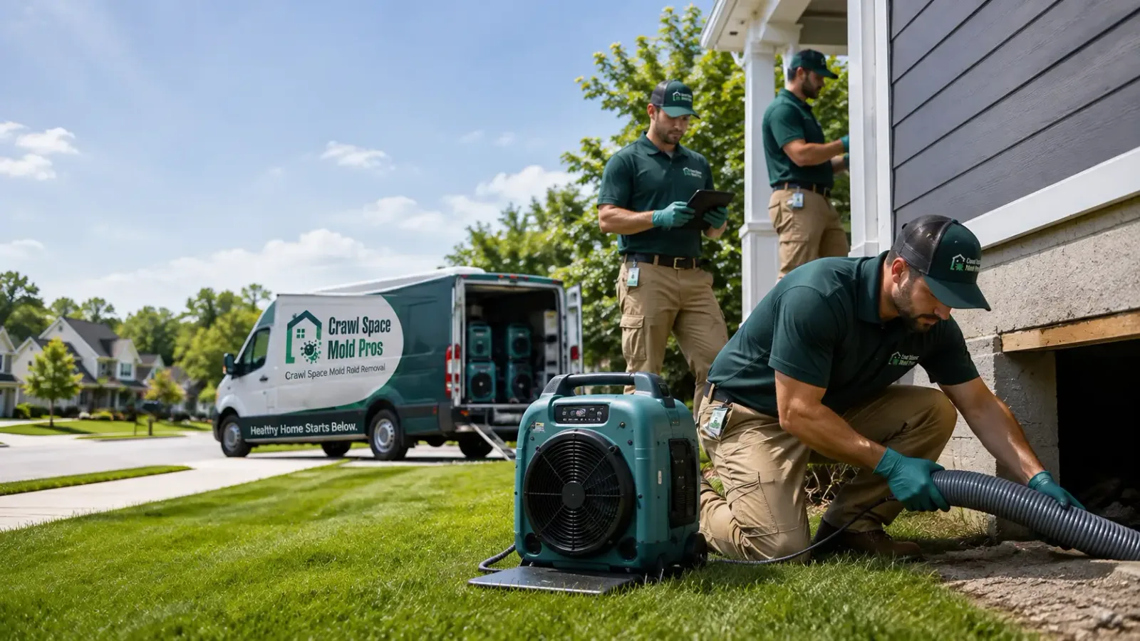 Crawl Space Mold Removal in Bowling Green, IN